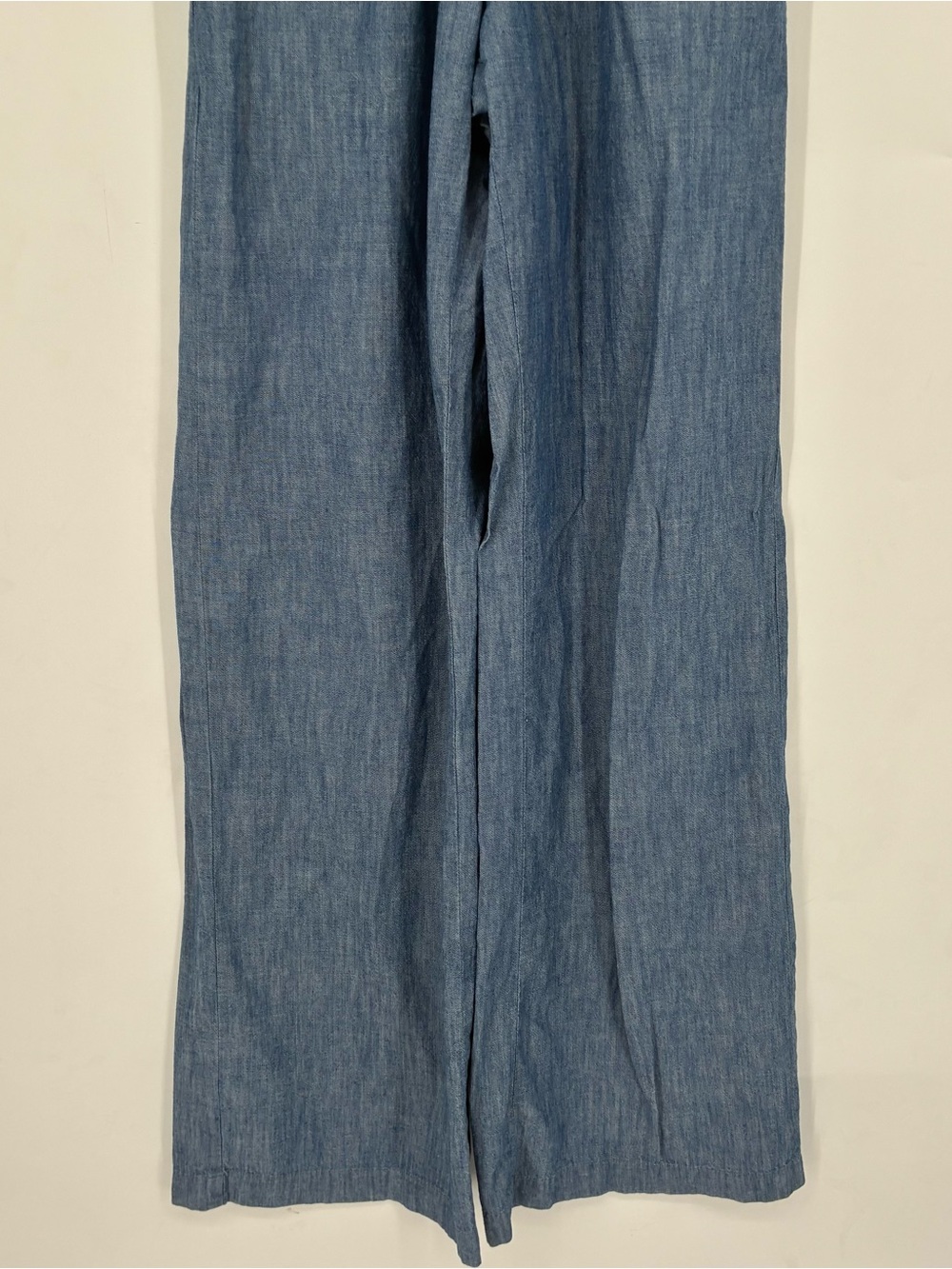 Birdwell Beach Britches Womens Small Wide Leg Pants Blue Stretch Waist Vacation - Picture 2 of 7